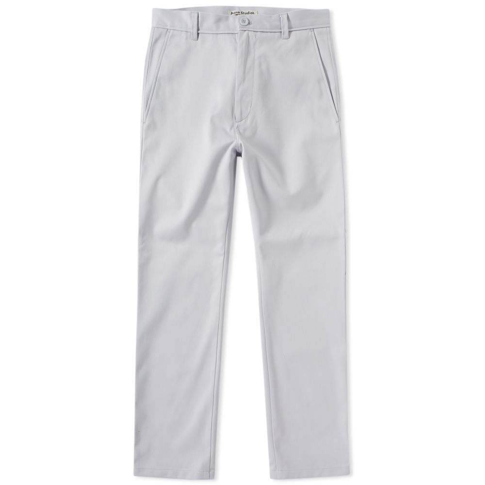 ACNE STUDIOS Alfred Cotton Chino Light Blue Grey Size 33